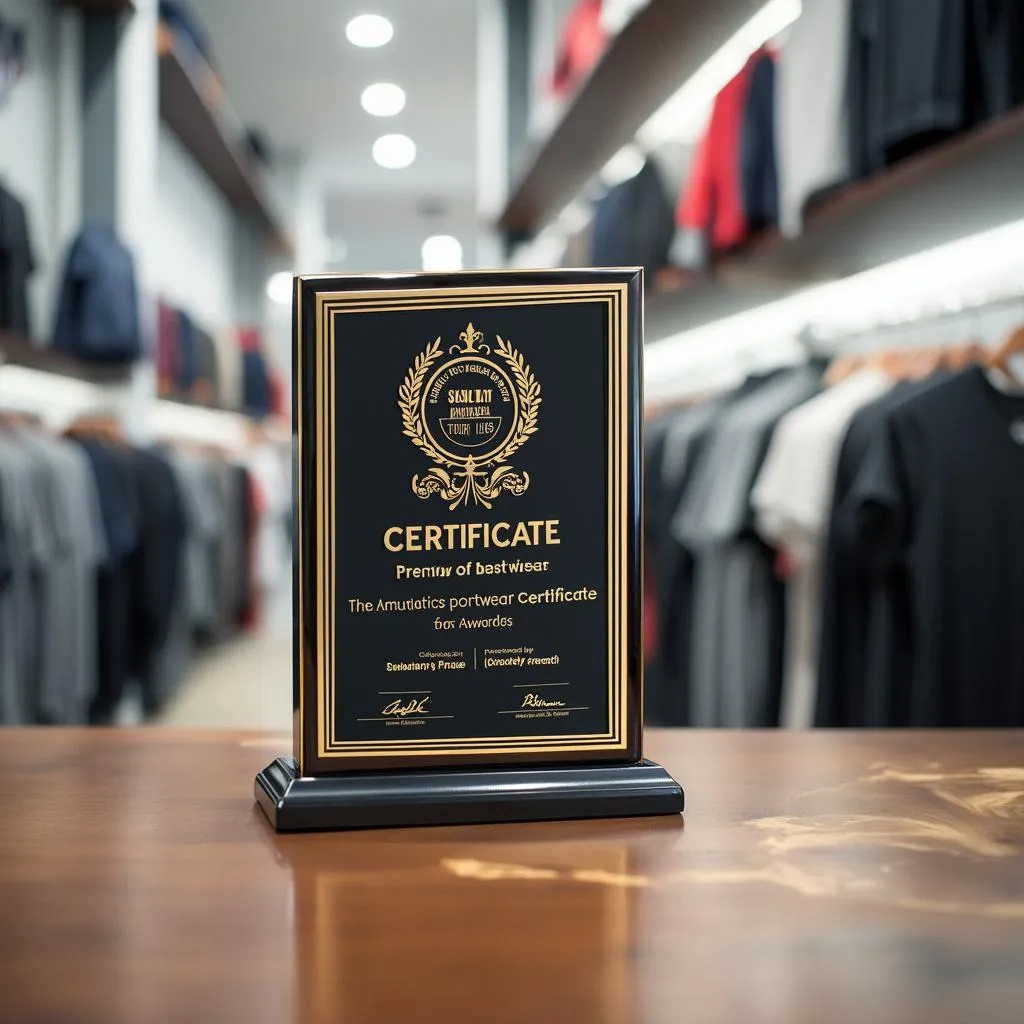 Certifikát kvality pro sportovní oblečení